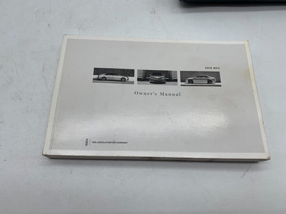 2016 Lincoln MKZ Owners Manual Set with Case OEM D03B21005