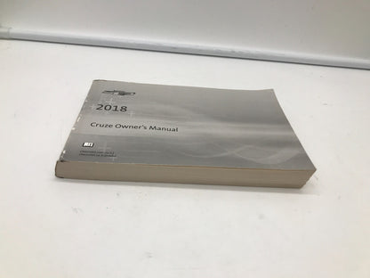 2018 Chevrolet Cruze Owners Manual OEM B03B25079