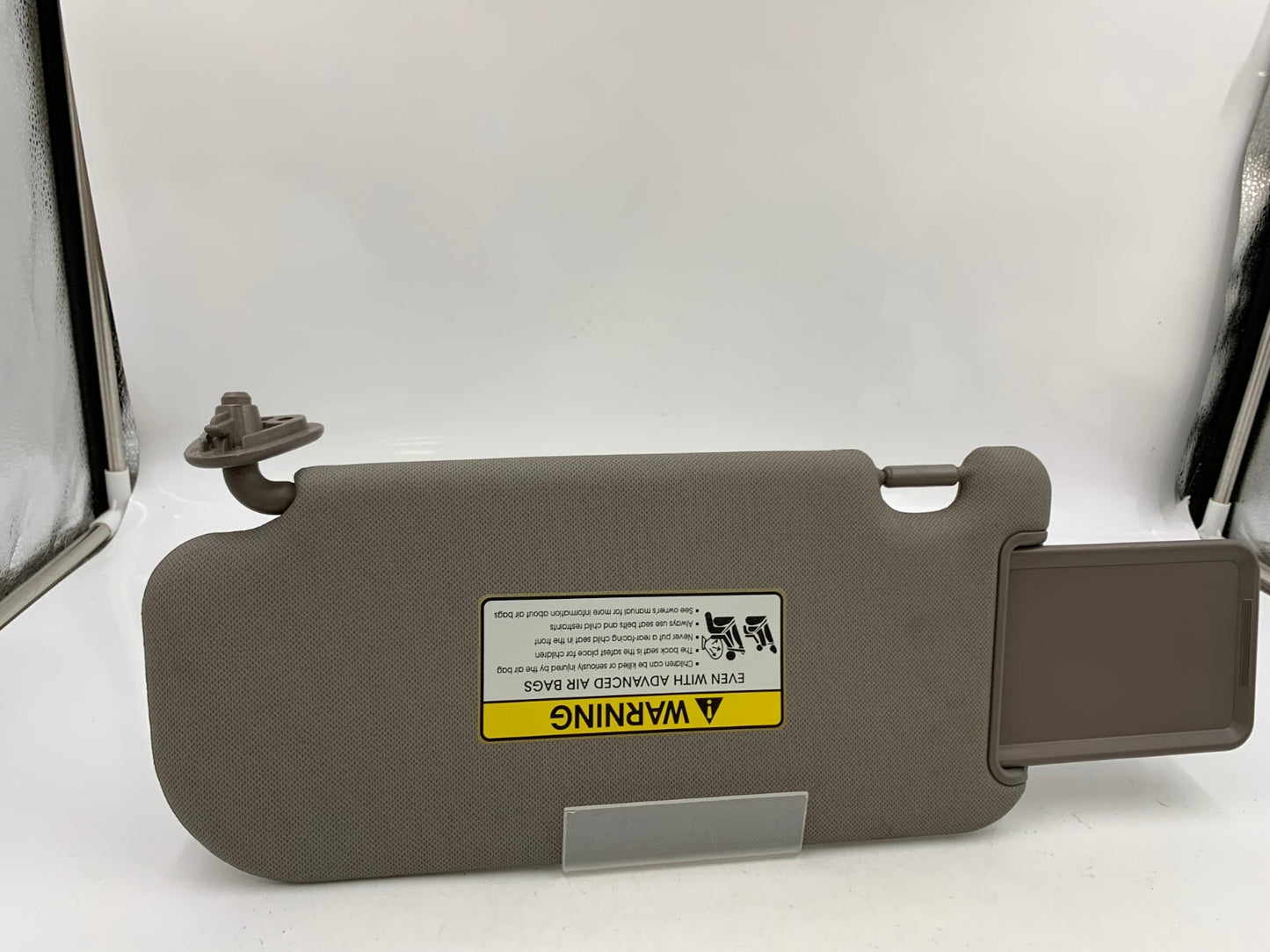 2010-2015 Hyundai Tucson Passenger Sun Visor Gray OEM A01B47012