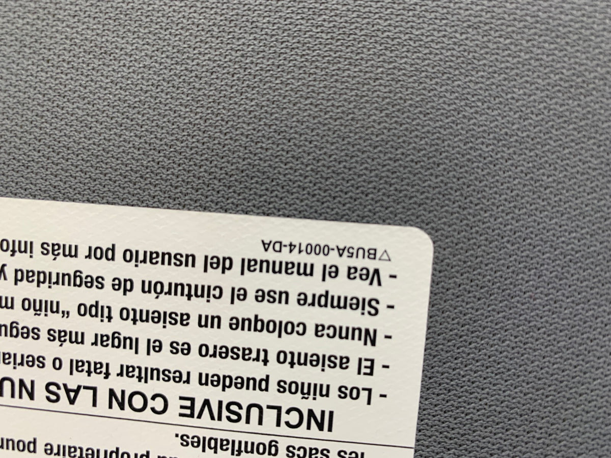 2011-2014 Ford F-150 Passenger Sun Visor Gray OEM A02B18046