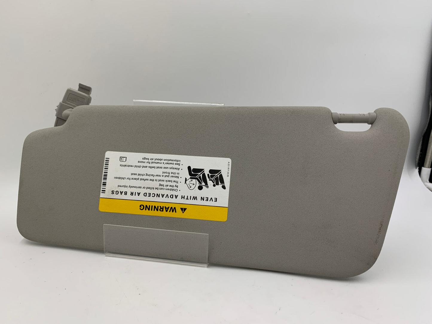 2010-2017 Mercedes C350 C 350 Passenger Sun Visor Sunvisor Gray OEM A02B12057