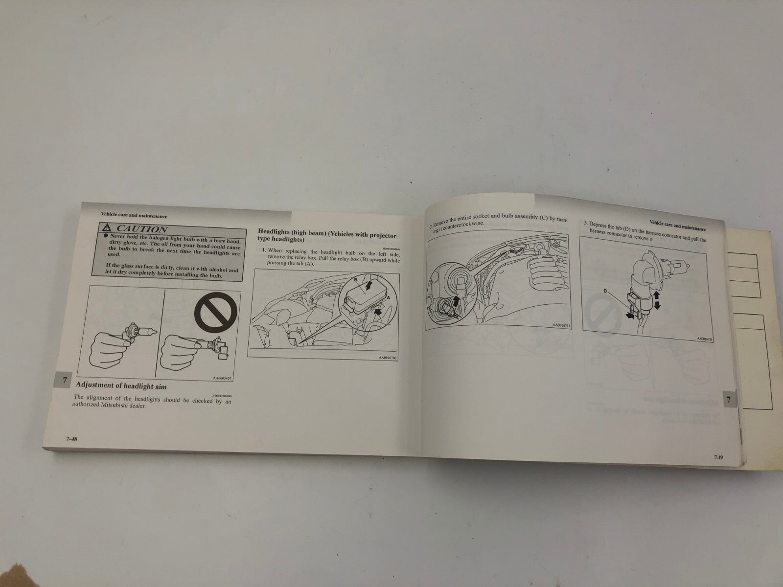 2004 Mitsubishi Galant Owners Manual OEM B04B45030