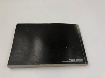 2004 Mitsubishi Galant Owners Manual OEM B04B45030