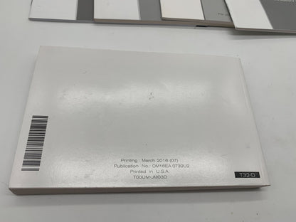 2016 Nissan Rogue Owners Manual Set with Case OEM A03B13006