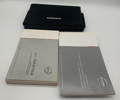 2017 Nissan Maxima Owners Manual Set with Case OEM
