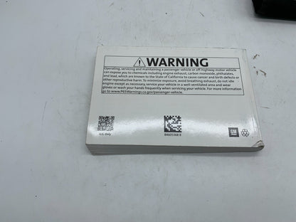 2019 Chevrolet Colorado Owners Manual Set with Case OEM B01B16004