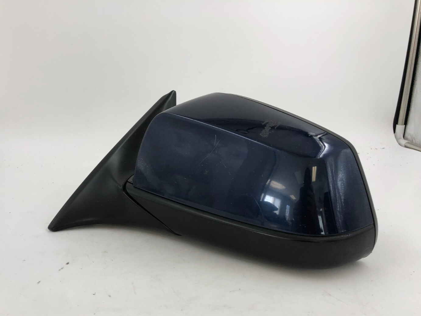 2009-2012 BMW 750i Driver Side View Power Door Mirror Blue OEM C04B08004