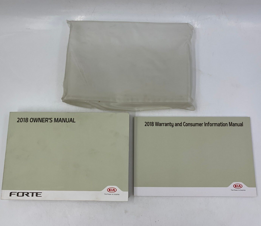 2018 Kia Forte Owners Manual Set with Case OEM A02B22032