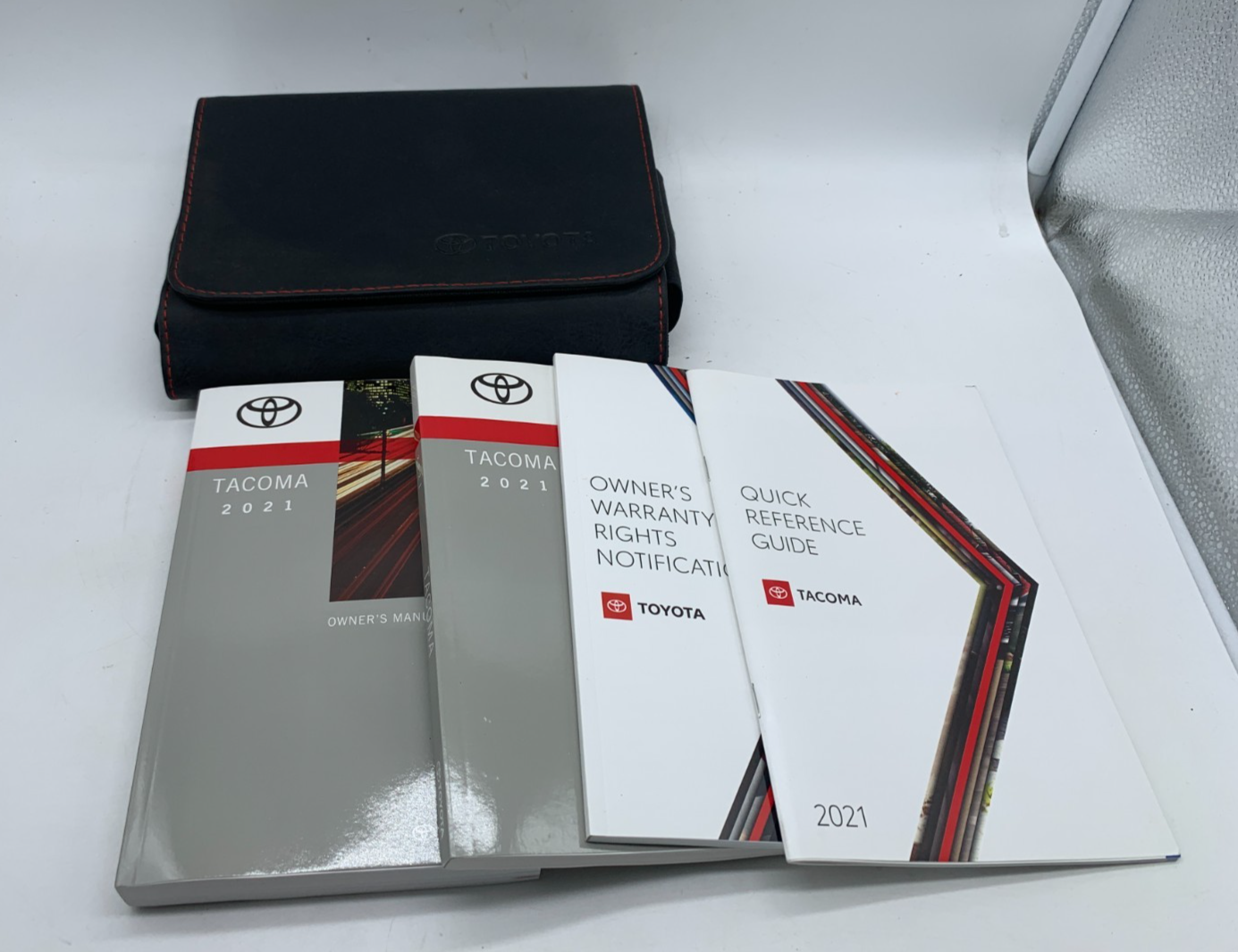 2021 Toyota Tacoma Owners Manual Set with Case OEM D03B70007