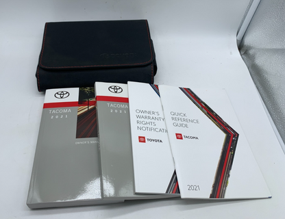 2021 Toyota Tacoma Owners Manual Set with Case OEM D03B70007