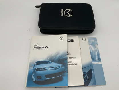 2007 Mazda 6 Owners Manual Set with Case OEM D01B22009