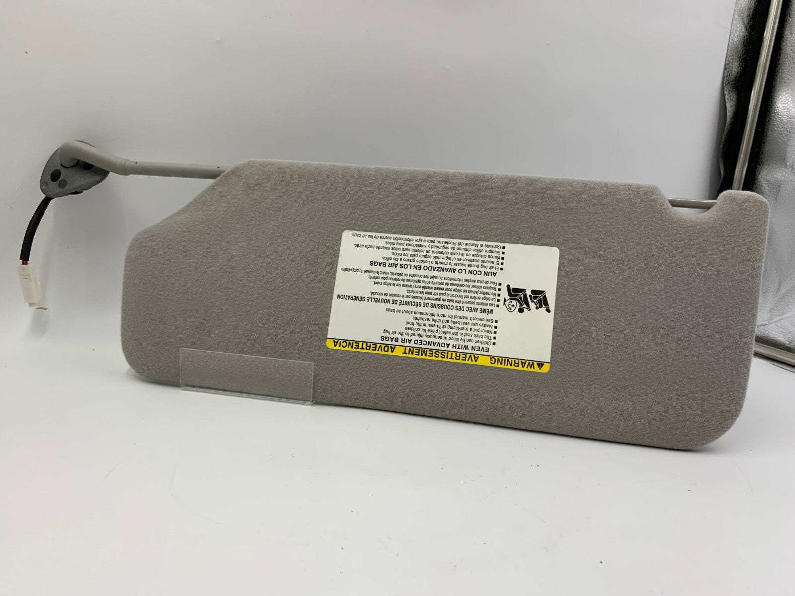 2011-2014 Toyota Sienna Passenger Sun Visor Gray Illuminated OEM B01B39030