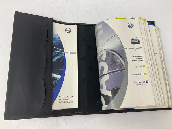 2003 Volkswagen Passat Owners Manual Handbook Set with Case OEM I03B51004