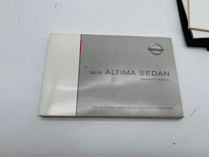 2015 Nissan Altima Sedan Owners Manual Set with Case OEM D03B38006