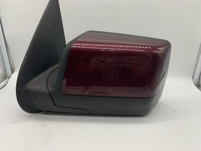 2006-2010 Ford Explorer Driver Side View Power Door Mirror Dark Cherry OEM