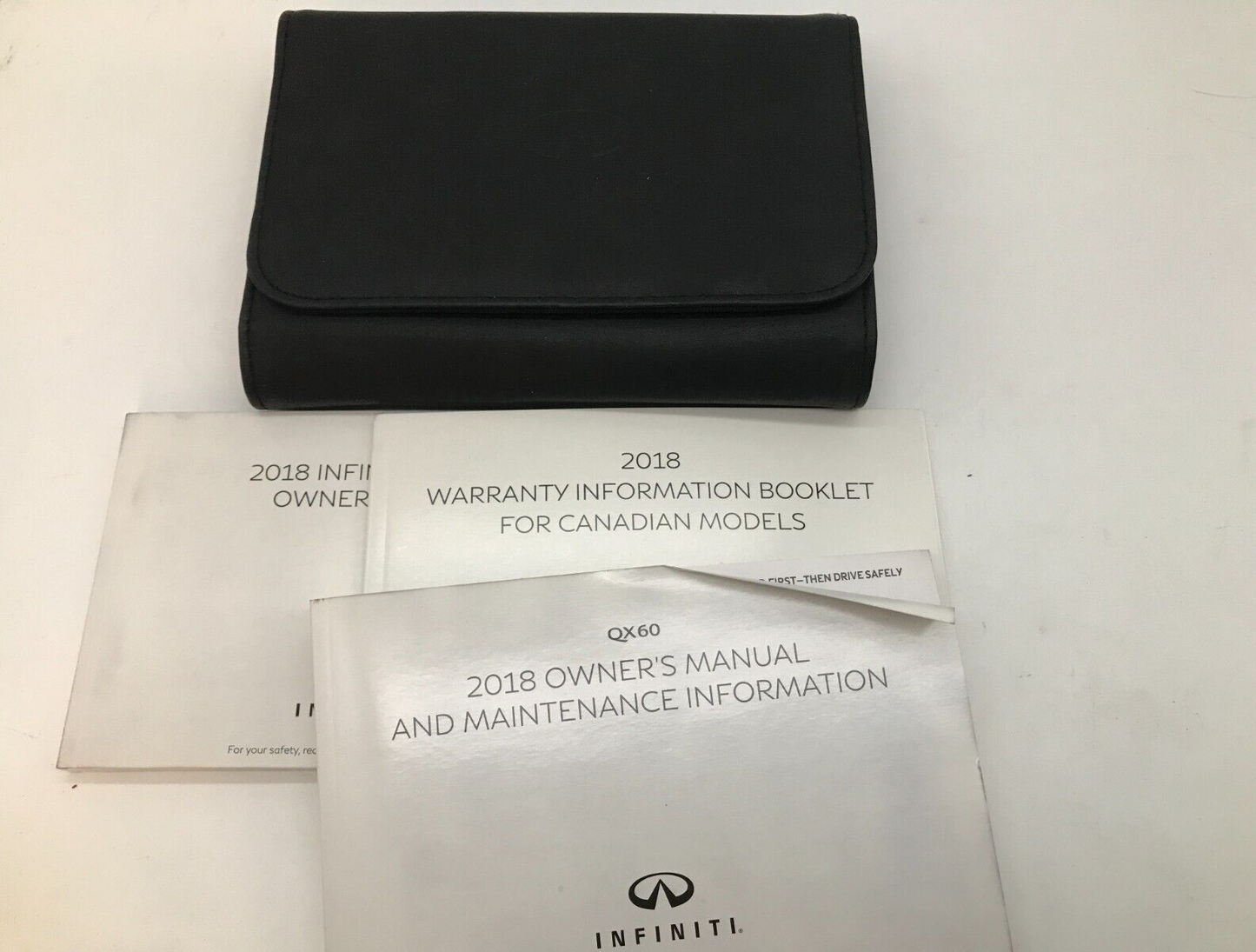 2018 Infiniti QX60 QX 60 Owners Manual Set with Case OEM E02B21021