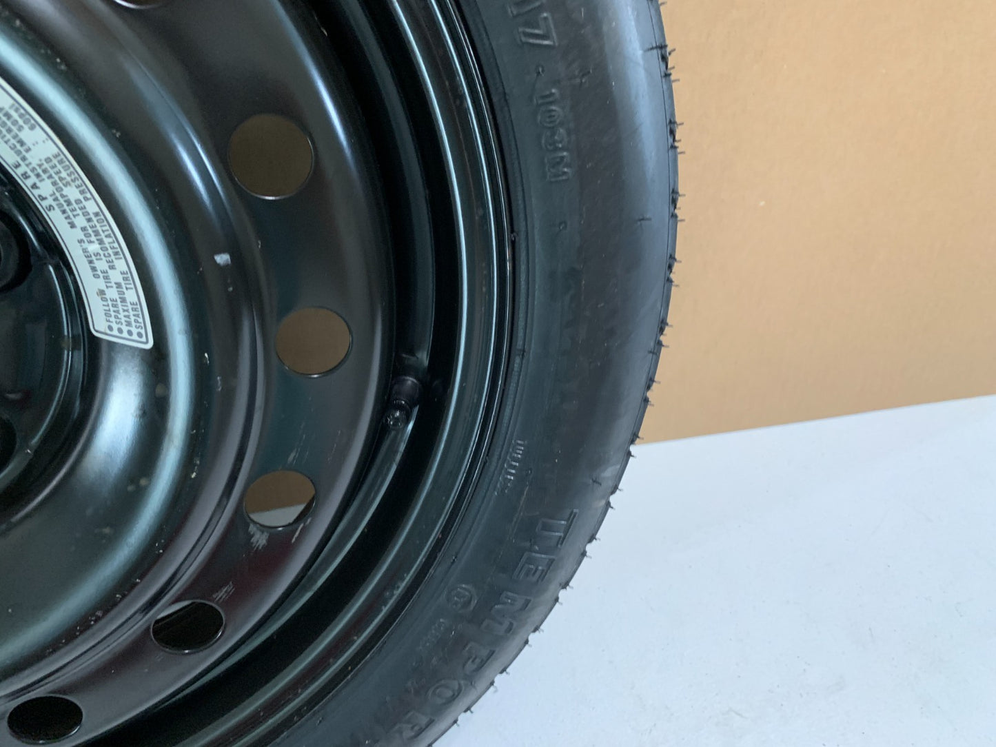 2011-2015 Honda Odyssey 17" Spare Tire Wheel Compact Donut T135/80D17 OEM