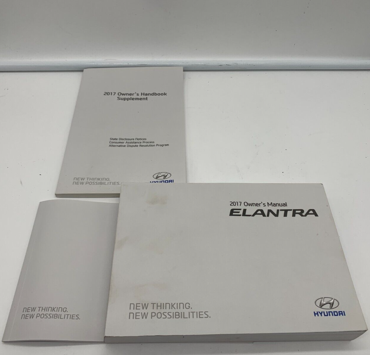 2017 Hyundai Elantra Owners Manual Set OEM A02B54007