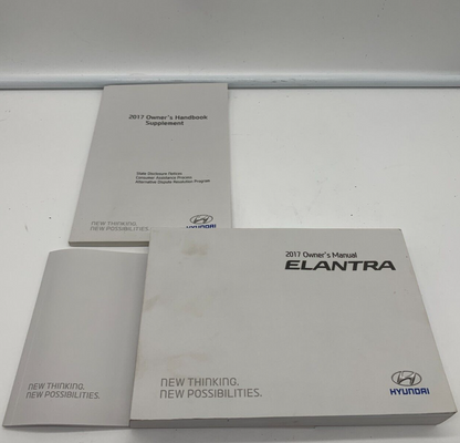 2017 Hyundai Elantra Owners Manual Set OEM A02B54007