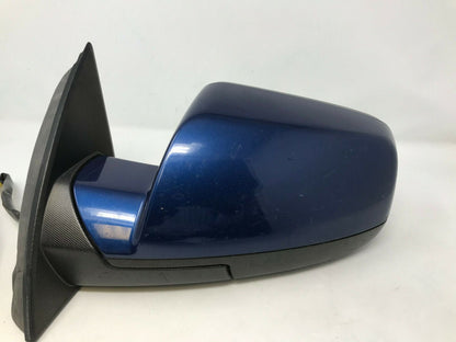 2010-2011 GMC Terrain Driver Side View Power Door Mirror Blue OEM