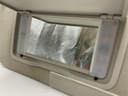 2010-2014 Subaru Legacy Driver Sun Visor Gray Illuminated OEM B03B25067