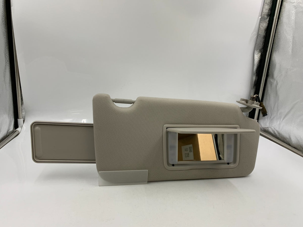 2010-2014 Subaru Legacy Passenger Sun Visor Gray Illuminated OEM B04B18051