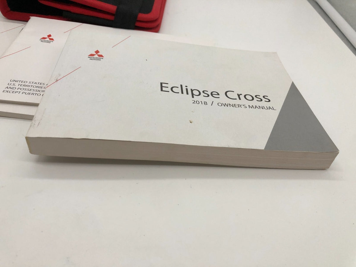 2018 Mitsubishi Eclipse Cross Owners Manual Set with Case OEM R01B34012