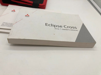 2018 Mitsubishi Eclipse Cross Owners Manual Set with Case OEM R01B34012