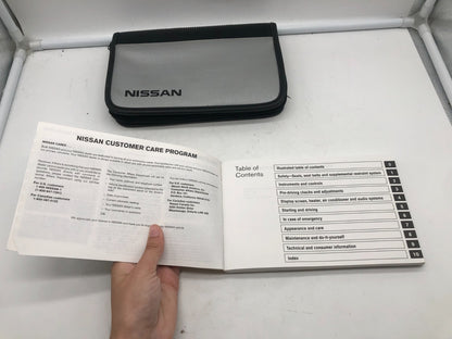 2005 Nissan Maxima Owners Manual with Case OEM A01B02004