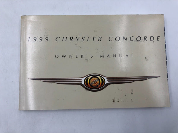 1999 Chrysler Concorde Owners Manual Handbook with Case OEM L01B35035