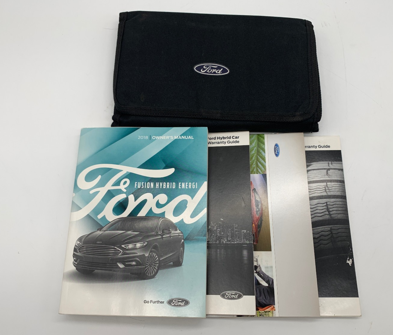 2018 Ford Fusion Hybrid Owners Manual Set with Case OEM R01B37019