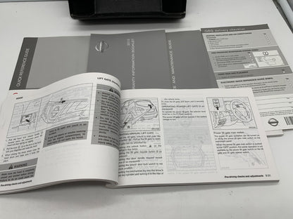 2012 Nissan Murano Owners Manual Set with Case OEM