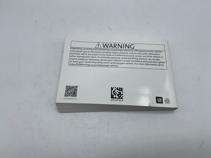 2020 Chevrolet Equinox Owners Manual OEM D02B20016