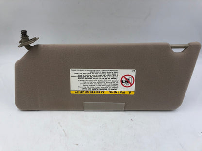 2002-2006 Toyota Camry Passenger Sun Visor Gray OEM A03B33047