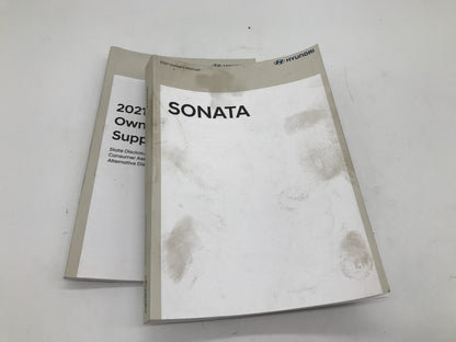 2021 Hyundai Sonata Owners Manual Set OEM E01B45064