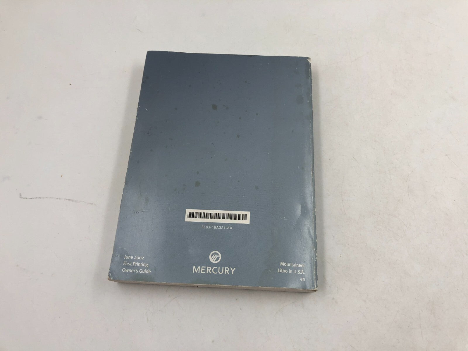 2003 Mercury Mountaineer Owners Manual with Case OEM A03B19073