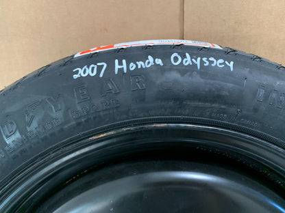 2005-2010 Honda Odyssey 17" Spare Tire T135/80D17 OEM Wheel Compact Donut OEM