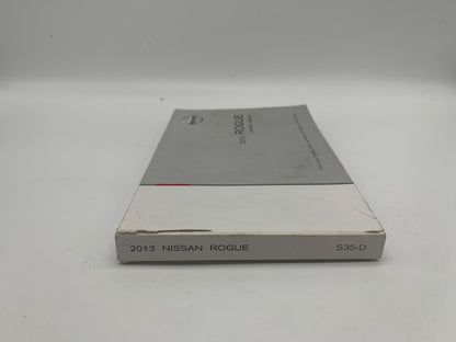 2013 Nissan Rogue Owners Manual Set with Case OEM