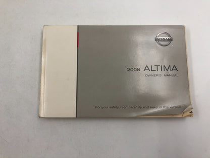 2008 Nissan Altima Owners Manual Set with Case OEM B03B32025