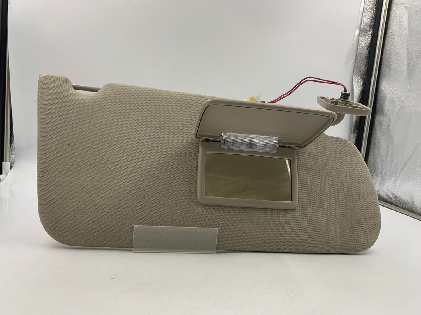 2009-2012 Ford Flex Passenger Sun Visor Sunvisor Gray Illuminated OEM E02B38081