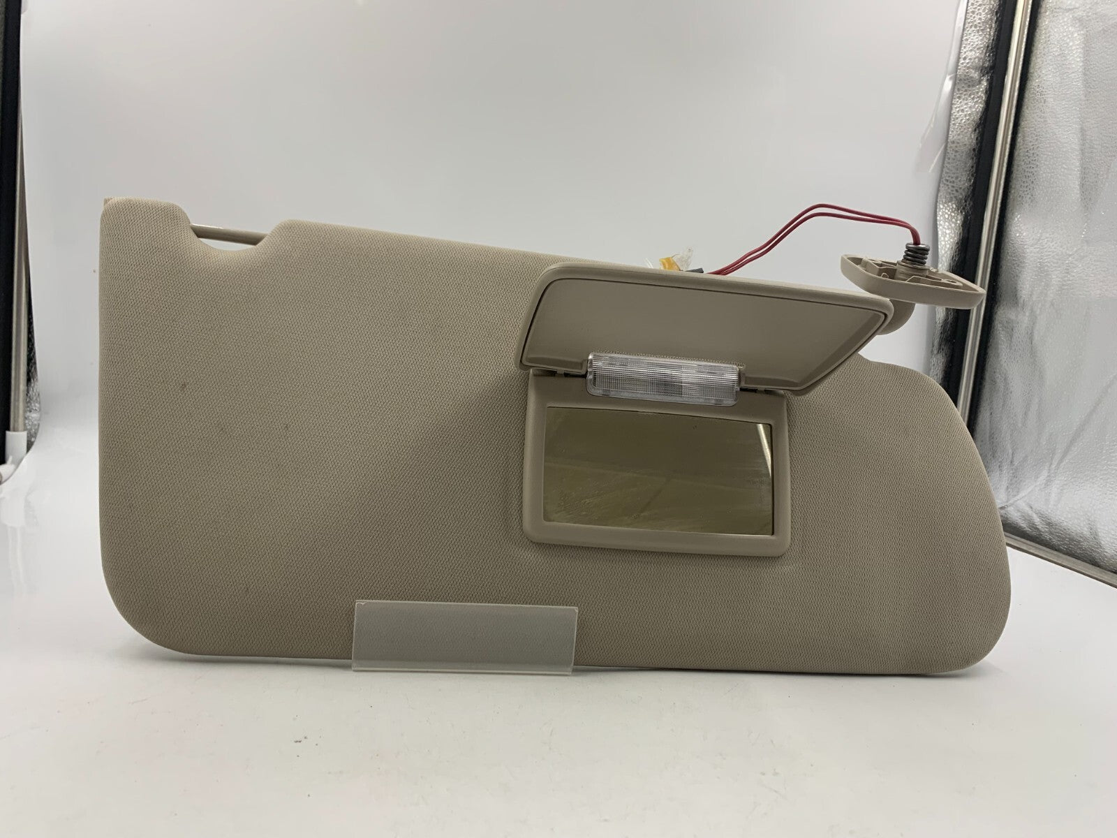 2009-2012 Ford Flex Passenger Sun Visor Sunvisor Gray Illuminated OEM E02B38081