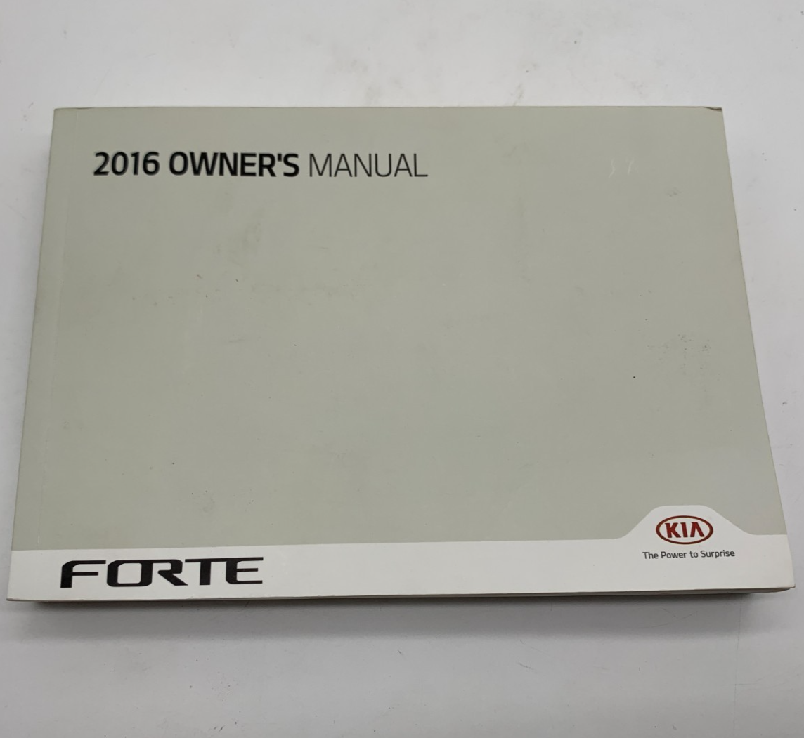 2016 Kia Forte Owners Manual OEM C01B29009