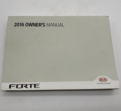 2016 Kia Forte Owners Manual OEM C01B29009