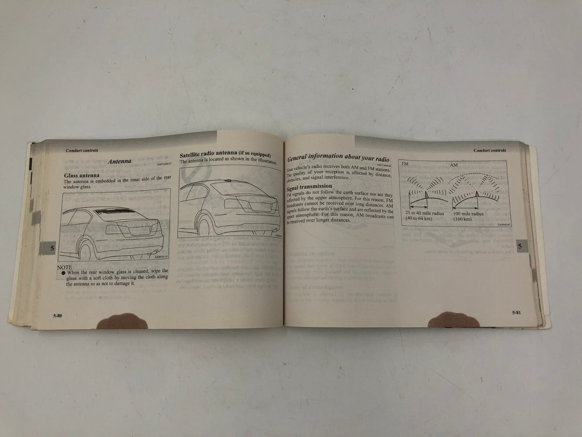 2011 Mitsubishi Galant Owners Manual OEM A04B49047