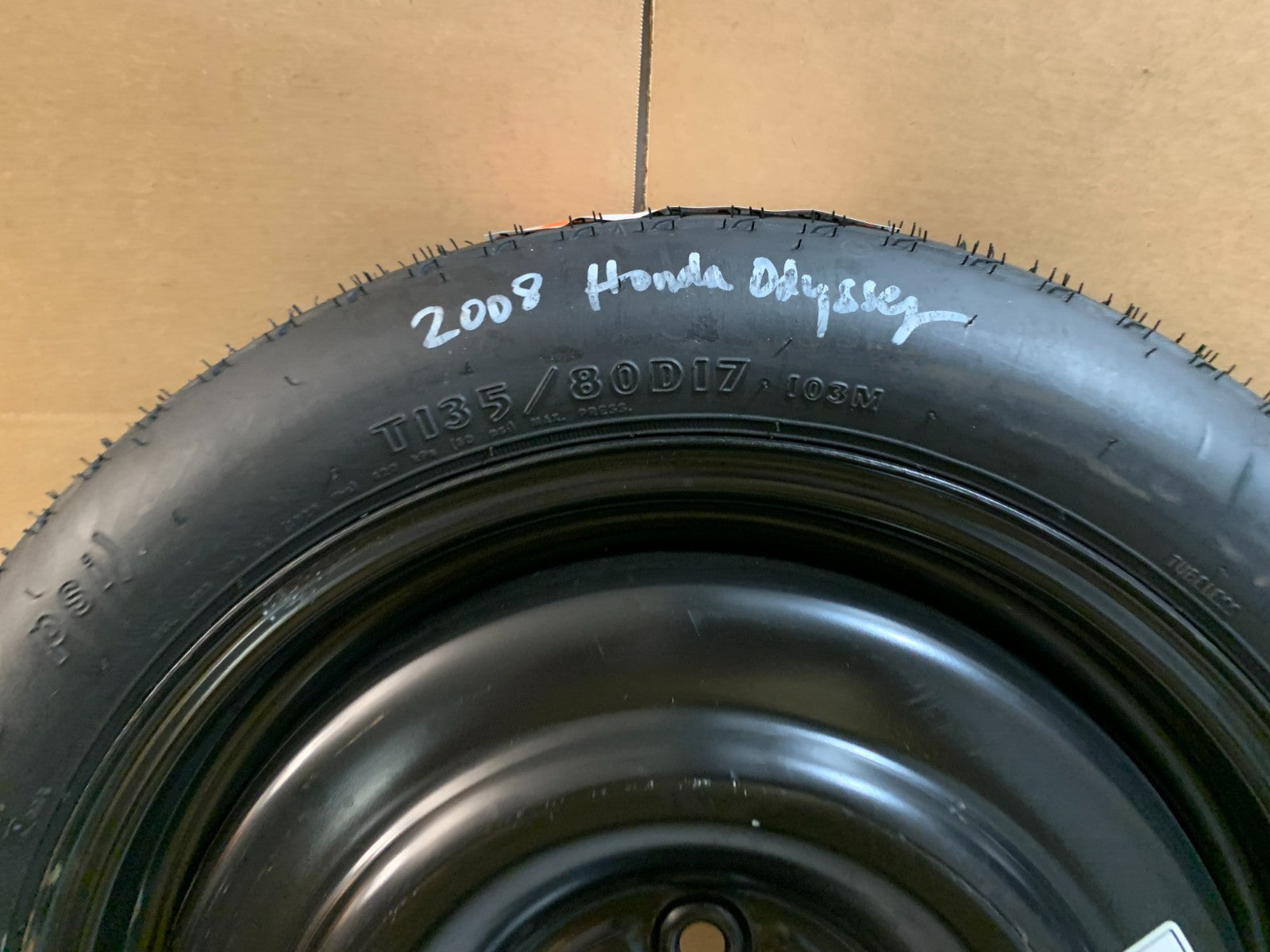 2005-2010 Honda Odyssey 17" Spare Tire Compact Donut T135/80D17 OEM Spare