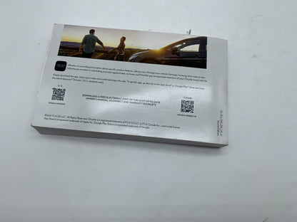 2018 Chrysler Pacifica and Voyager Owners Manual Set OEM B01B22009