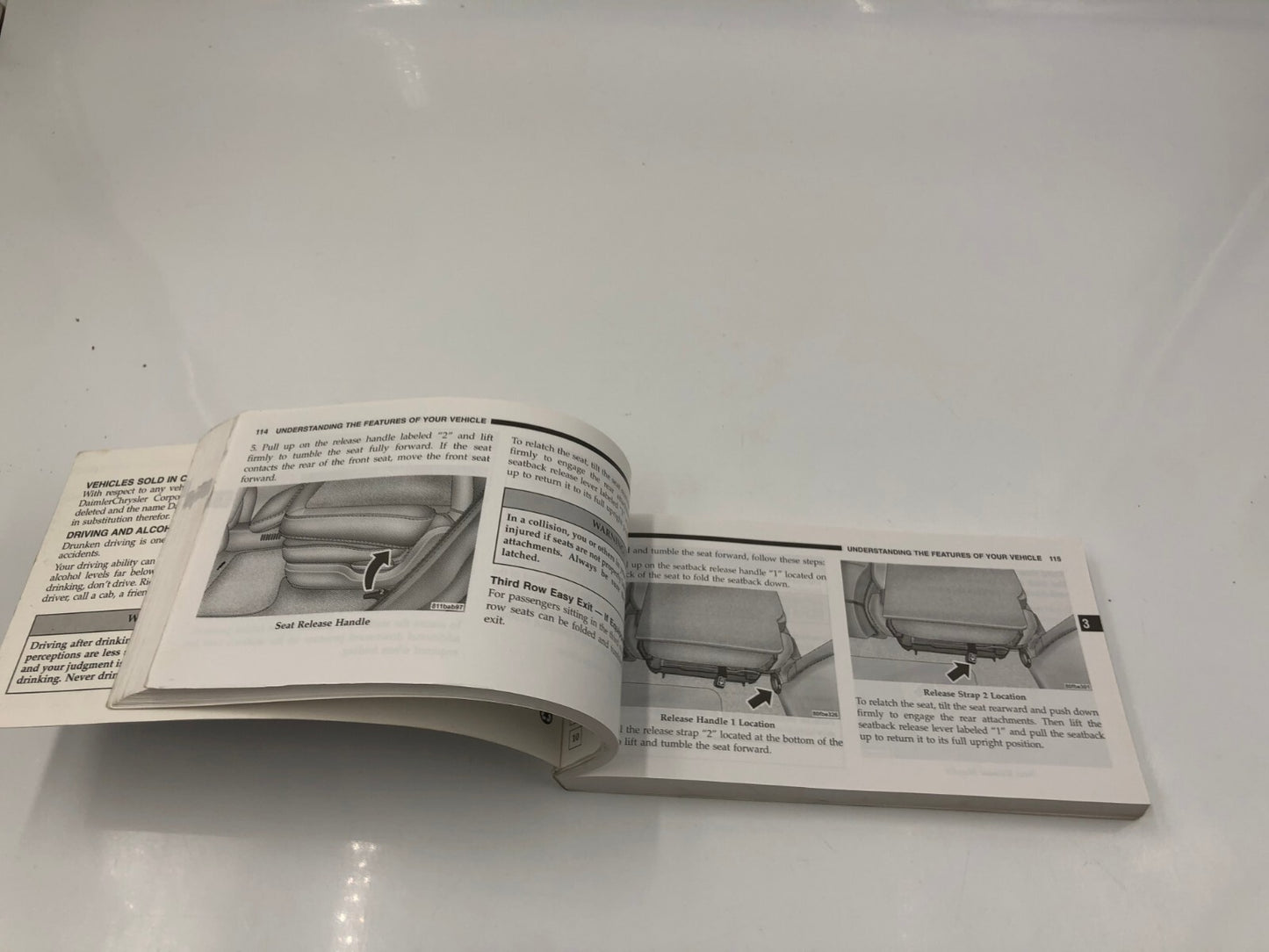 2006 Chrysler Pacifica Owners Manual OEM D04B02085