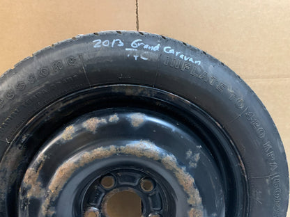 2012-2020 Dodge Grand Caravan 17" Spare Tire Wheel Donut Compact T145/80R17 OEM