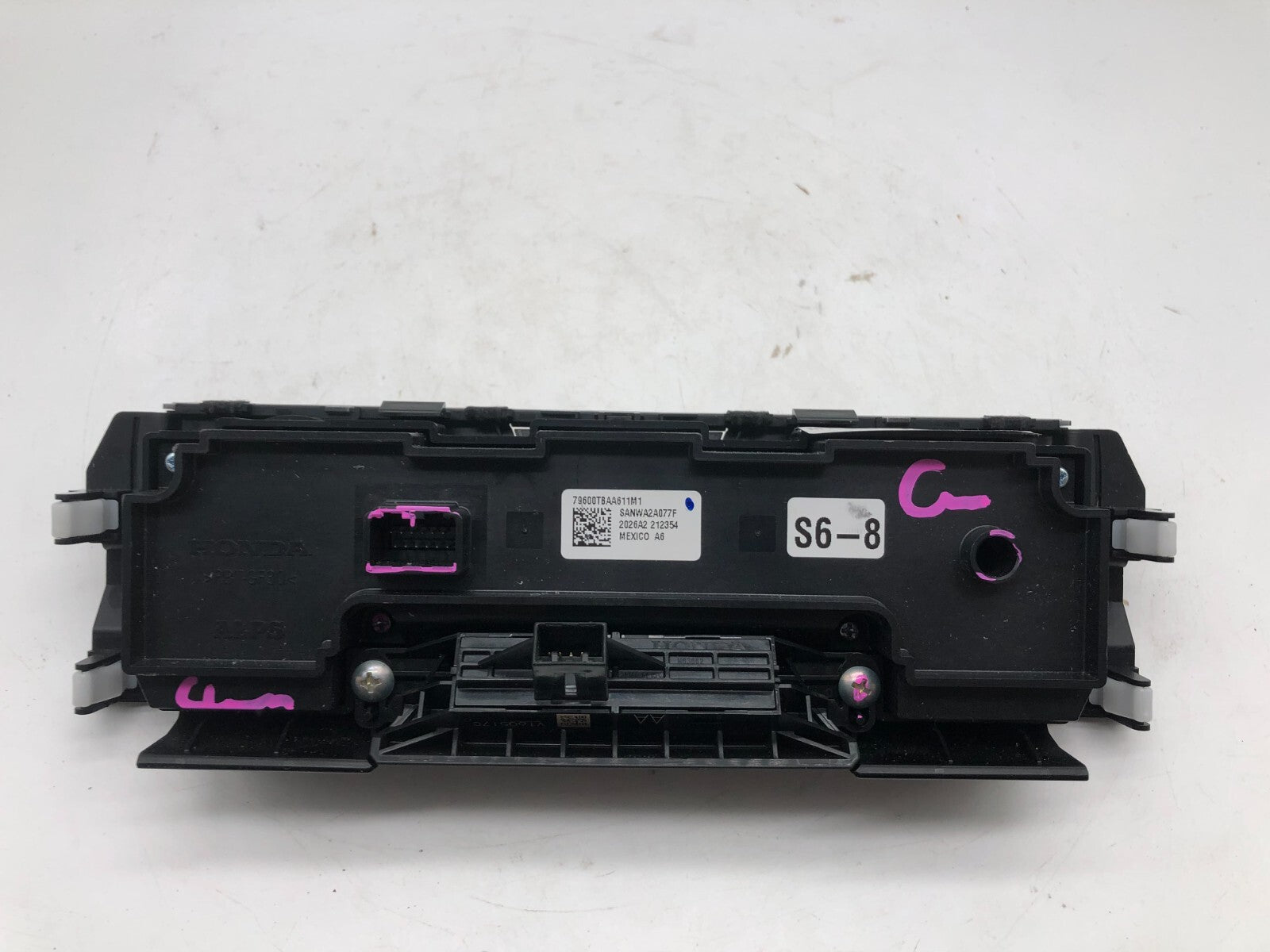 2016-2018 Honda Civic AC Heater Climate Control Unit OEM E03B39073