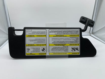 2007-2009 Jeep Wrangler Driver Sun Visor Black OEM B03B51003